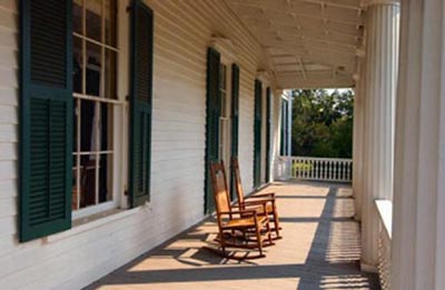 Redcliffe Plantation Porch - Aiken County, South Carolina