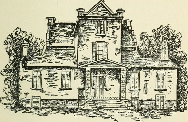 Medway Plantation Etching Circa 1915 - Berkeley County, South Carolina