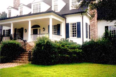 Porch at Silk Hope Plantation - Berkeley County, South Carolina