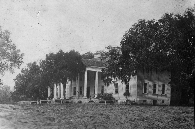 Hampton Plantation Hall Circa 1905 - Charleston County, South Carolina
