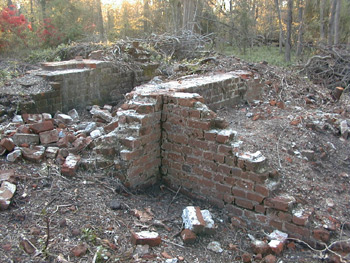 Archdale Hall Plantation - Old Plantation House Foundation 2005 - Dorchester County, South Carolina