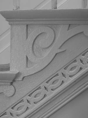 Mayfair Plantation Staircase Detail 2006 - Fairfield County, South Carolina