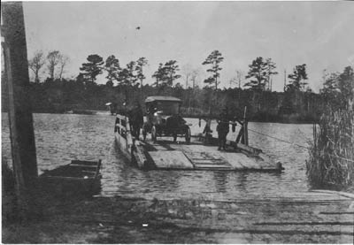 Nightingale Hall Plantation Car Ferry 1920s - Georgetown County, South Carolina