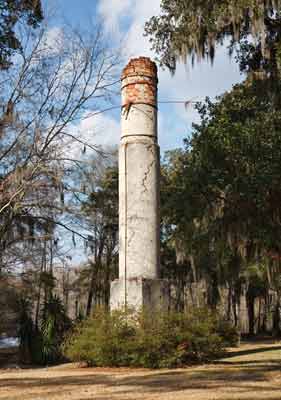 Upper Mill Plantation Mill Chimney 2010 - Horry County, South Carolina