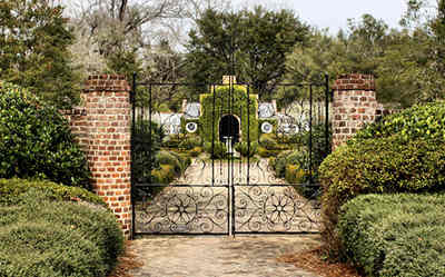 Medway Plantation Gate - Berkeley County, South Carolina